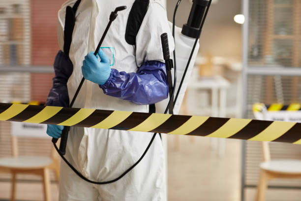 Professional Blood Cleanup technician working in East Wareham, MA